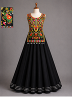 Traditional Mirror Work Embroidered Chaniya Choli