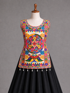 Colorful Mandala Mirror Work Chaniya Choli
