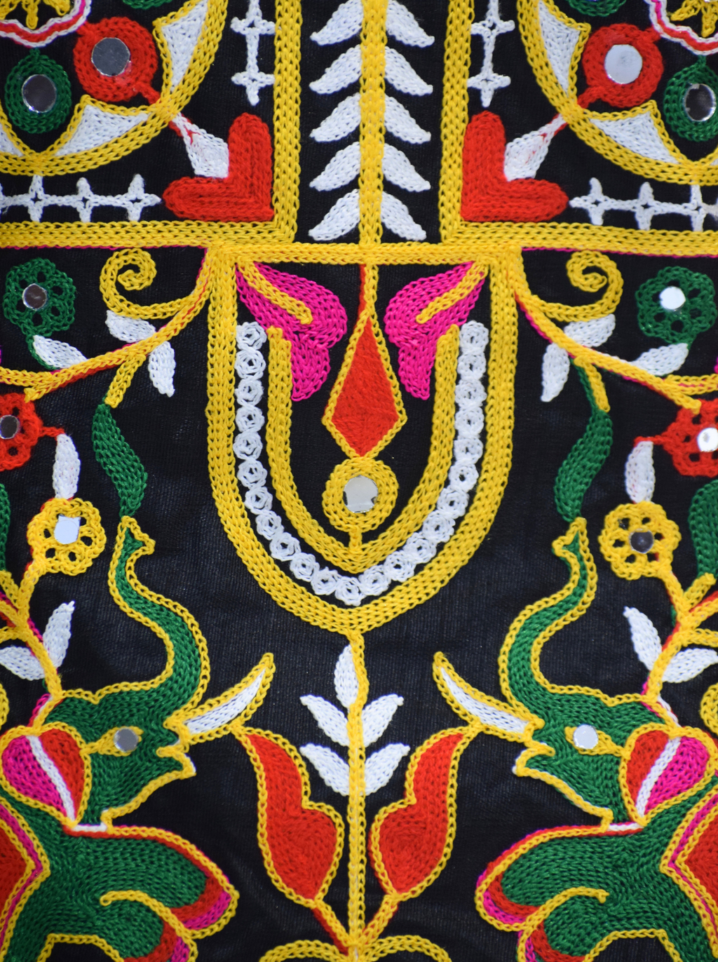 Traditional Mirror Work Embroidered Chaniya Choli