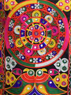 Multicolor Mandala Mirror Work Chaniya Choli